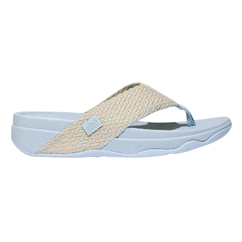Women's Sandals with a Wedge Heel and a Tassel Detail in Orange for a Trendy Look Women's Sandals with a Wedge Heel and a Tassel Detail in Orange for a Trendy Look Shock - Absorbing Women's Sandals with a Soft Insole in Black for Active LifestylesFit Flop Women's Surfa Skywash Blue