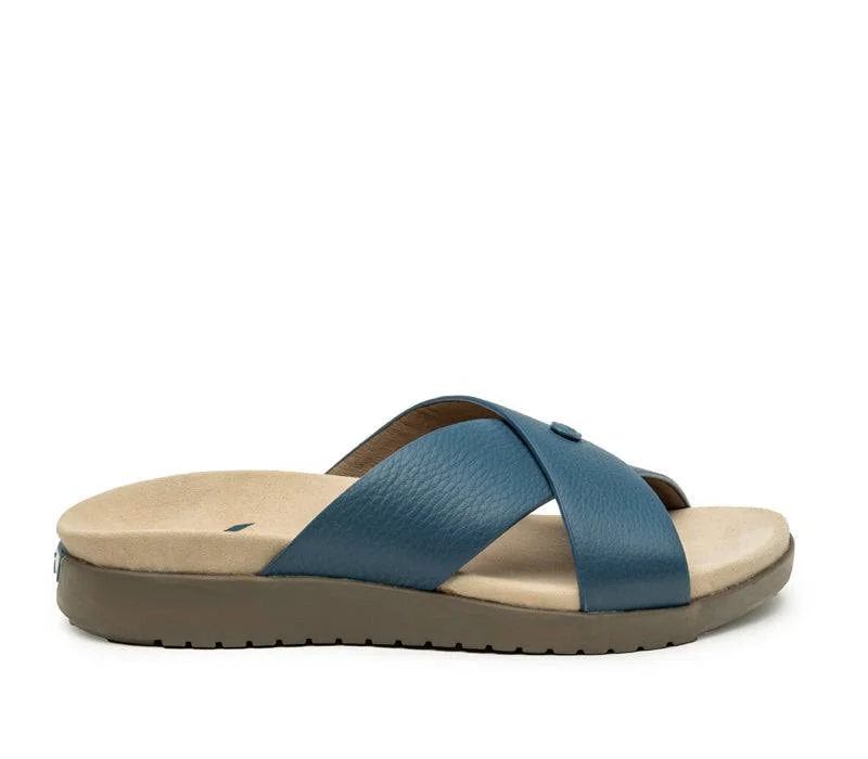 Women's Flat Slide Sandals with a Memory Foam Insole in White for All - Day Comfort Women's Flat Slide Sandals with a Memory Foam Insole in White for All - Day Comfort Waterproof Women's Rubber Beach Sandals with Arch Support in Blue for Water ActivitiesBREEZE Women's Flat Slide Sandals with a Memory Foam Insole in White for All - Day Comfort Women's Flat Slide Sandals with a Memory Foam Insole in White for All - Day Comfort Waterproof Women's Rubber Beach Sandals with Arch Support in Blue for Water ActivitiesBREEZE