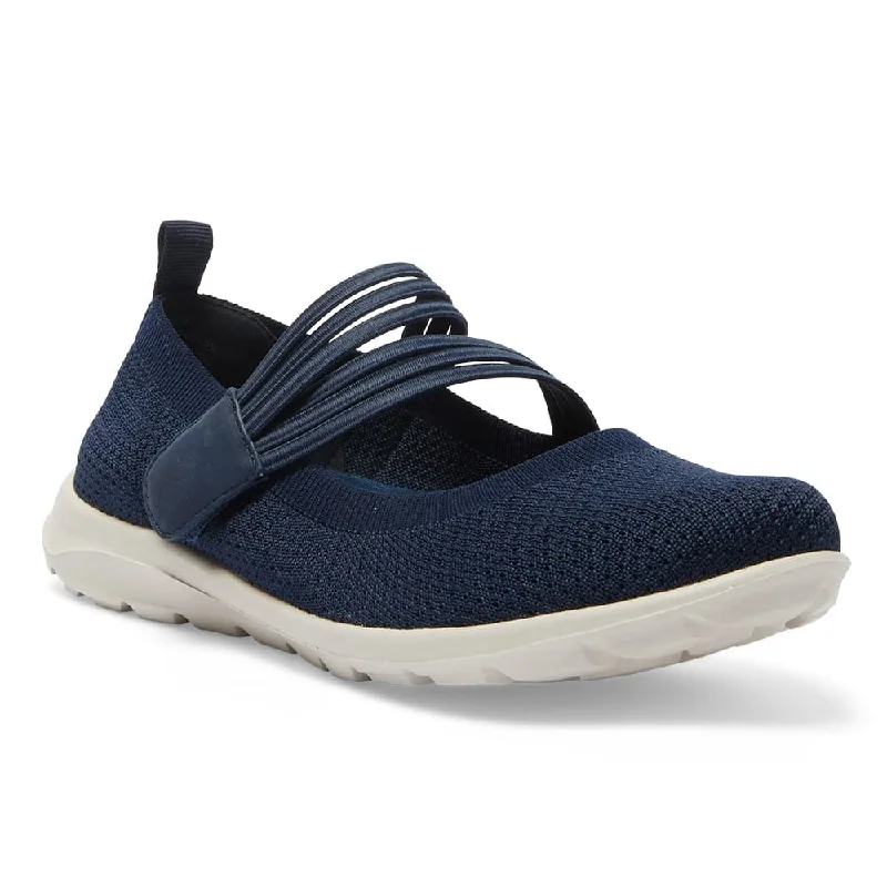 Women's Fur - Lined Ballet Flats in Tan for a Cozy Winter Option Patsy Flat in Navy