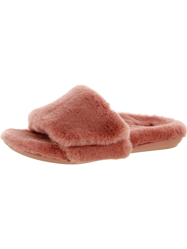 Dream Womens Cozy Flats Slide Slippers