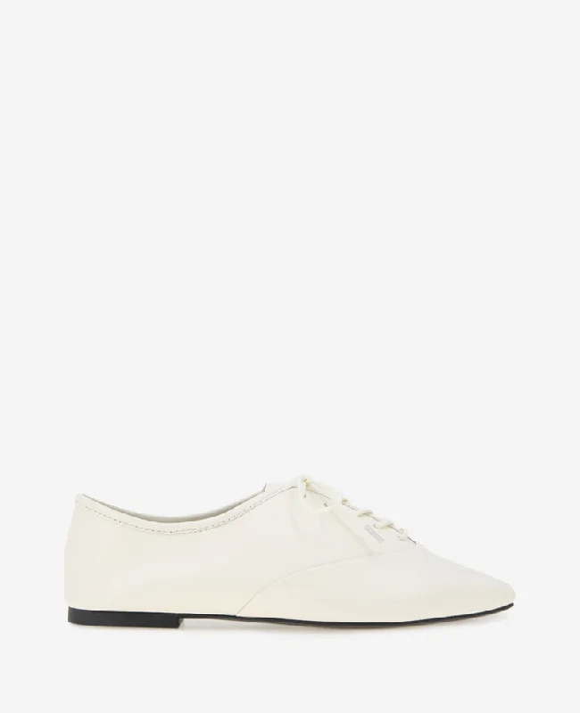 Justice Box Toe Lace Up Flat