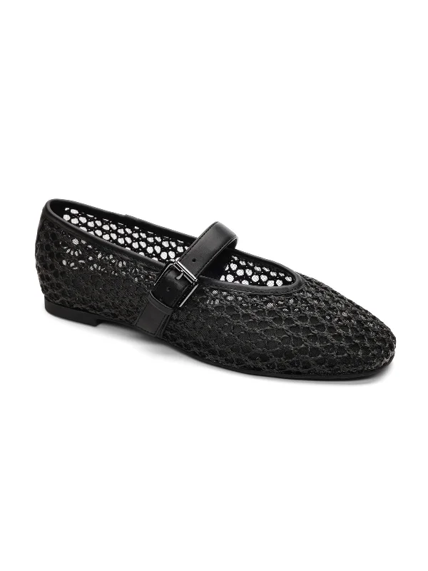 Women's Geometric - Patterned Ballet Flats in Multicolor for a Fashion - Forward Look Gia Flat Black Women's Geometric - Patterned Ballet Flats in Multicolor for a Fashion - Forward Look Gia Flat Black