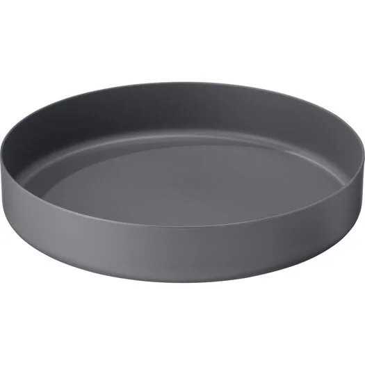 Deep Dish Plate Large Gray