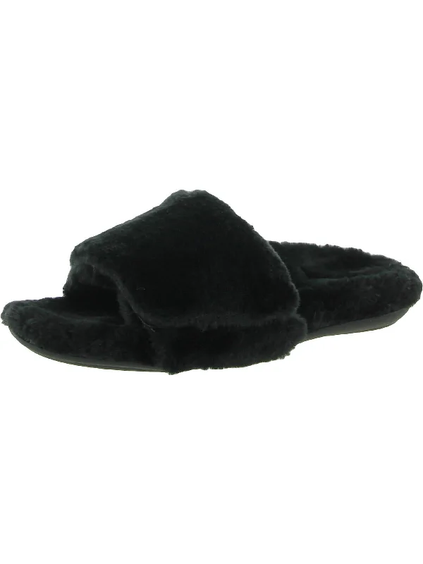 black faux shearling