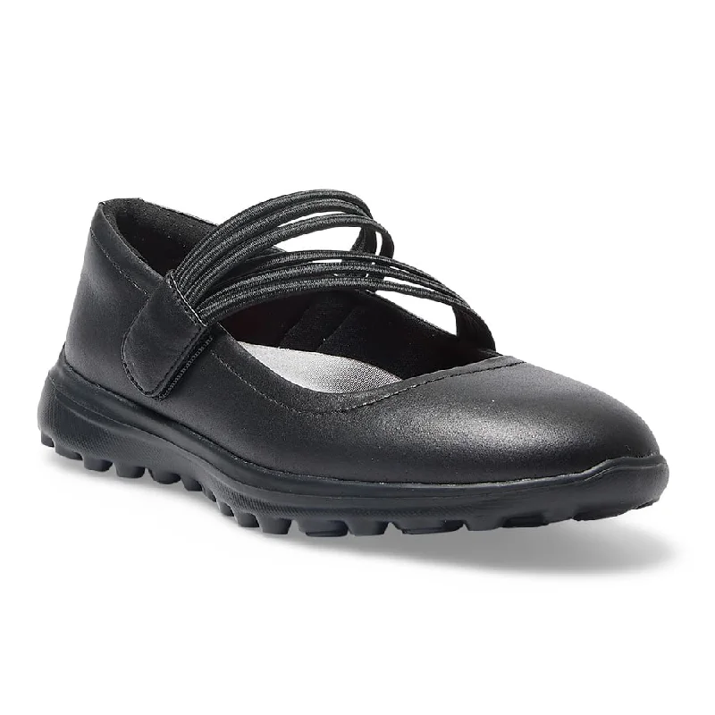 Women's Fur - Lined Ballet Flats in Tan for a Cozy Winter Option Olsen Flat in Black On Black