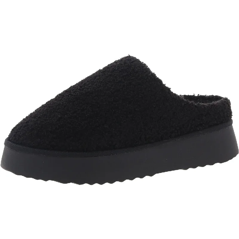 black shearling