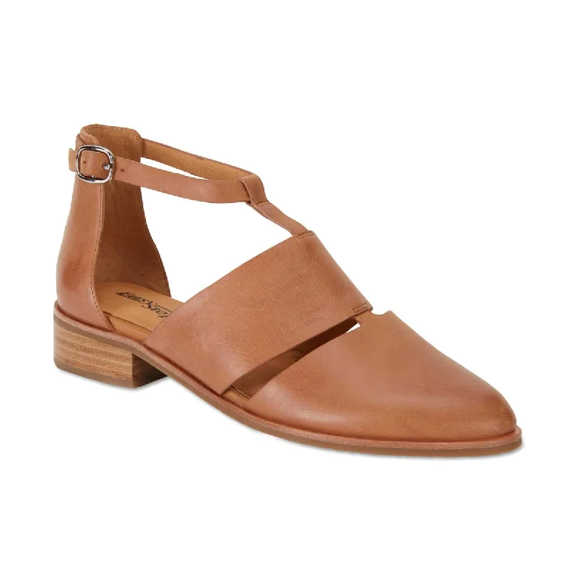 Women's Fur - Lined Ballet Flats in Tan for a Cozy Winter Option Jocelyn Flat in Tan Leather Women's Fur - Lined Ballet Flats in Tan for a Cozy Winter Option Jocelyn Flat in Tan Leather