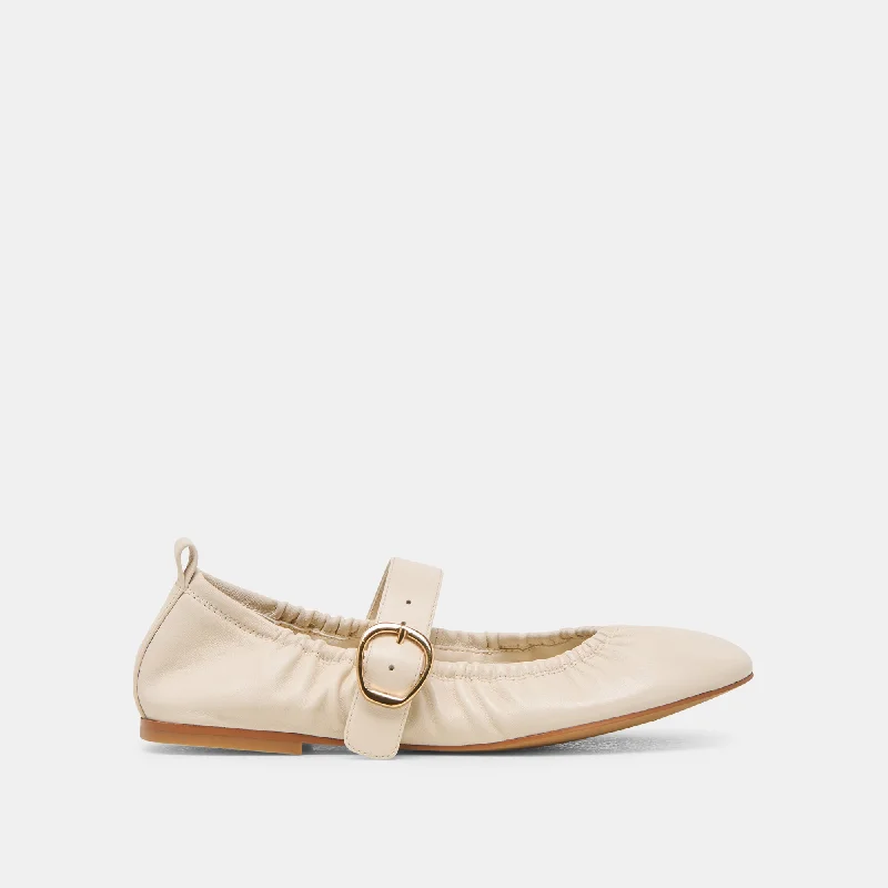 Women's Glitter - Embellished Ballet Flats in Silver for a Sparkly Party Look CAELY BALLET FLATS BONE LEATHER Women's Glitter - Embellished Ballet Flats in Silver for a Sparkly Party Look CAELY BALLET FLATS BONE LEATHER