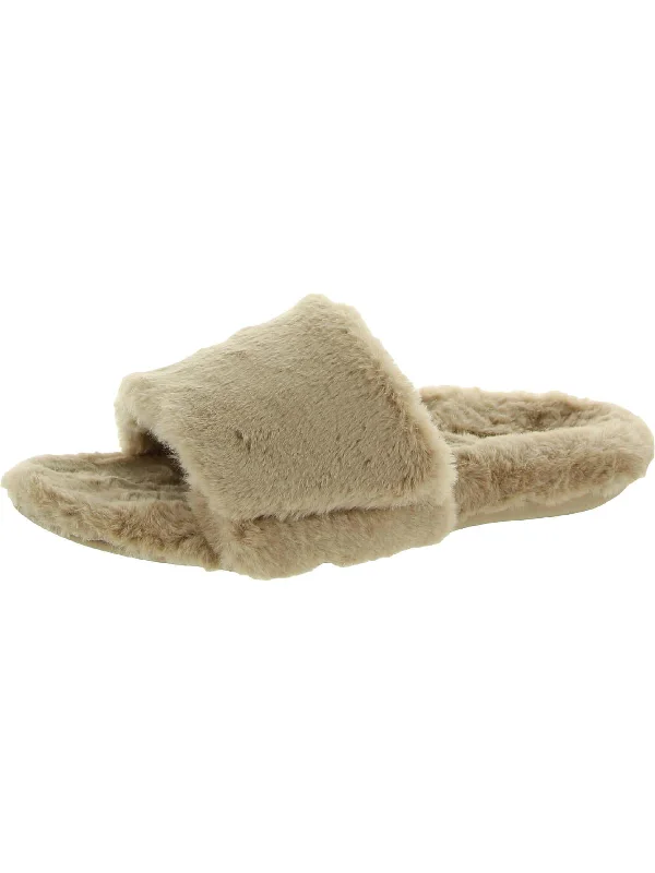 ginger root faux shearling