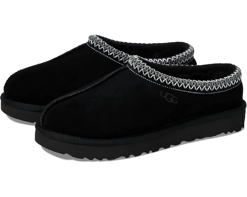 Women Tasman Slipper In Black