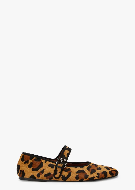 Women's Glitter - Embellished Ballet Flats in Silver for a Sparkly Party Look Meadow Leopard Pony Women's Glitter - Embellished Ballet Flats in Silver for a Sparkly Party Look Meadow Leopard Pony