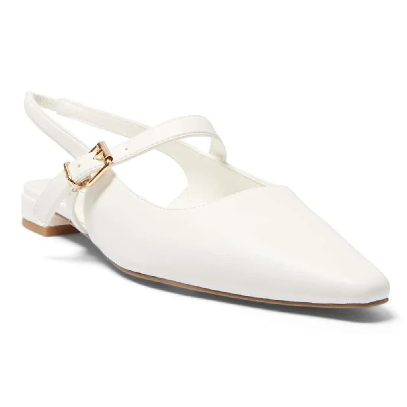 Women's Tassel - Trimmed Ballet Flats in Olive Green for a Trendy Twist Bianca Flat in White Smooth Women's Tassel - Trimmed Ballet Flats in Olive Green for a Trendy Twist Bianca Flat in White Smooth