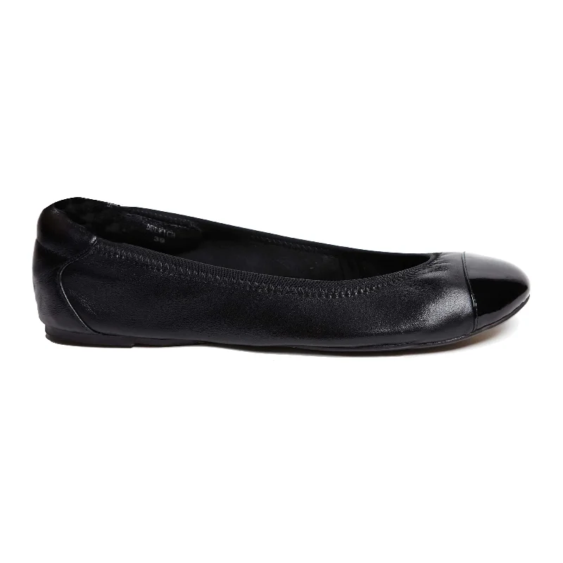 Women's Memory Foam Insole Ballet Flats in Pink for Extra Comfort Harrow - Black with Black Cap Ballerinas Women's Memory Foam Insole Ballet Flats in Pink for Extra Comfort Harrow - Black with Black Cap Ballerinas