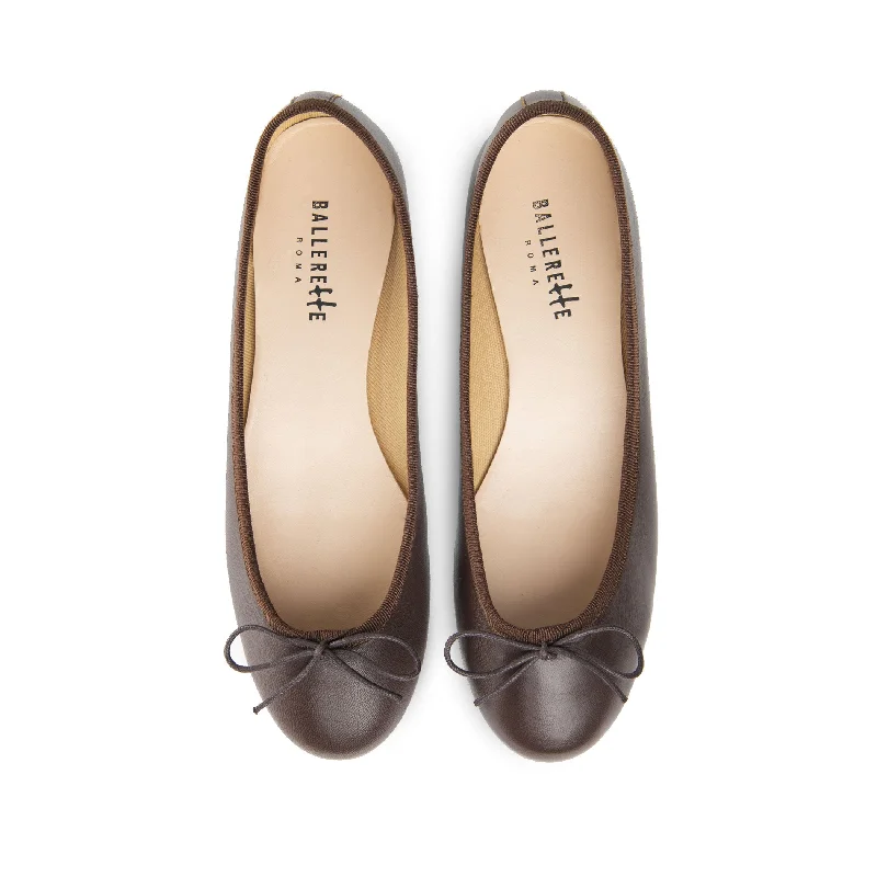 Women's Cashmere - Lined Ballet Flats in Burgundy for Warmth in Cold Weather Chocolate Brown Leather Ballet Flats Women's Cashmere - Lined Ballet Flats in Burgundy for Warmth in Cold Weather Chocolate Brown Leather Ballet Flats