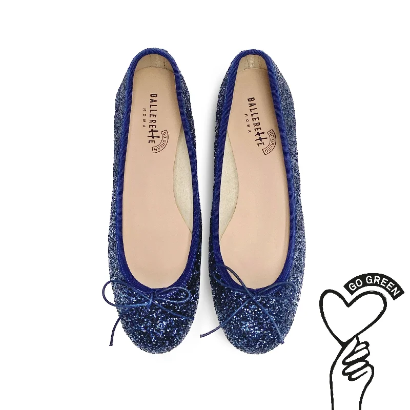 Women's Cashmere - Lined Ballet Flats in Burgundy for Warmth in Cold Weather TT GO GREEN Collection - Blue glitter ballet flats in ECO fabric Women's Cashmere - Lined Ballet Flats in Burgundy for Warmth in Cold Weather TT GO GREEN Collection - Blue glitter ballet flats in ECO fabric