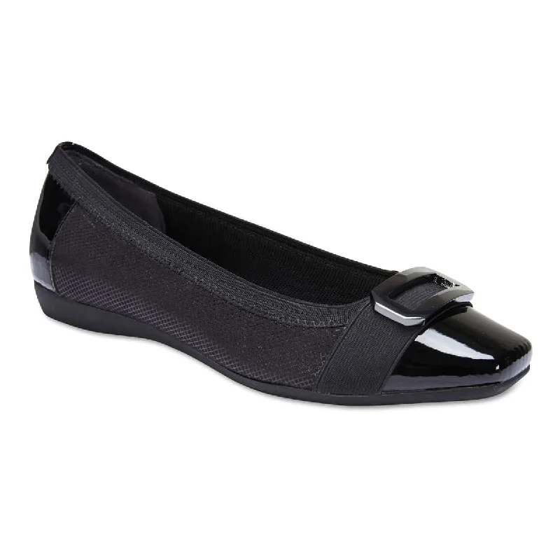 Women's Glitter - Embellished Ballet Flats in Silver for a Sparkly Party Look Tamsin Flat in Black Patent Women's Glitter - Embellished Ballet Flats in Silver for a Sparkly Party Look Tamsin Flat in Black Patent