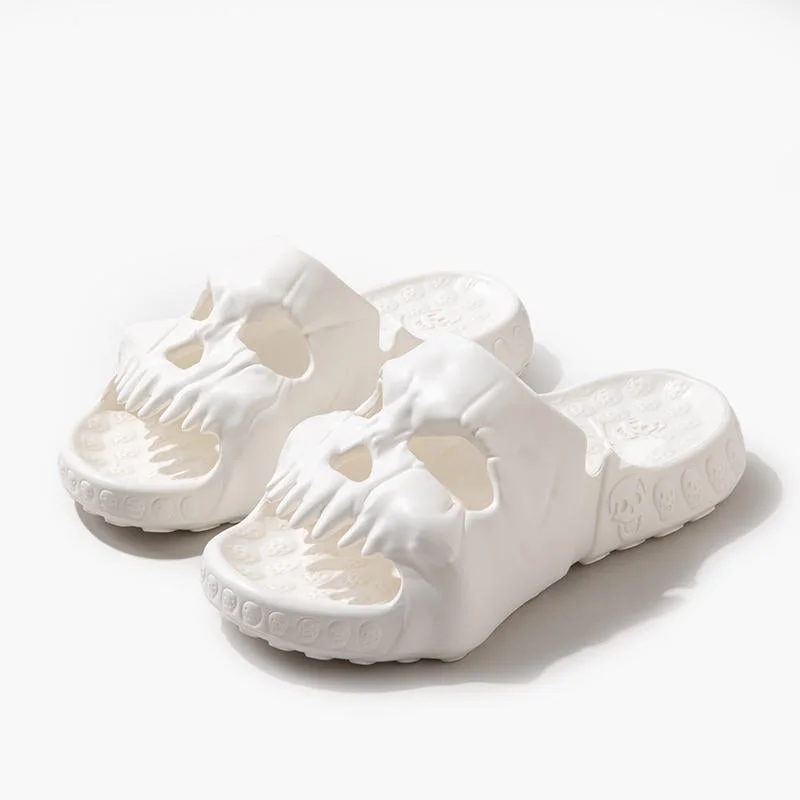 White Skull Super Soft Silent and Anti-slip Sole