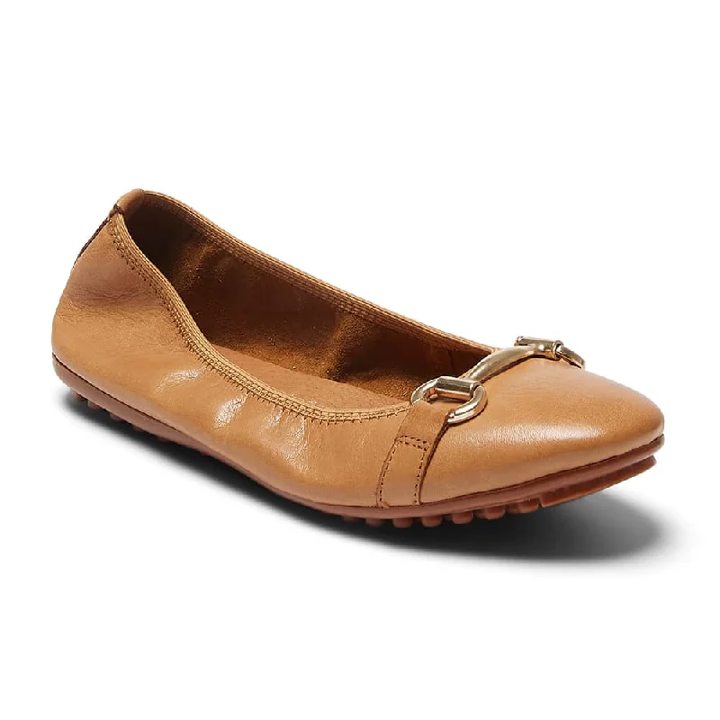 Women's Memory Foam Insole Ballet Flats in Pink for Extra Comfort Pilgrim Flat in Tan Leather Women's Memory Foam Insole Ballet Flats in Pink for Extra Comfort Pilgrim Flat in Tan Leather