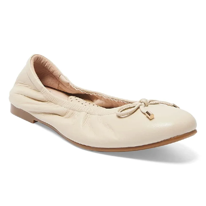 Women's Embroidered Floral Pattern Ballet Flats in White for a Spring - Inspired Outfit Allegra Flat in Ivory Leather Women's Embroidered Floral Pattern Ballet Flats in White for a Spring - Inspired Outfit Allegra Flat in Ivory Leather