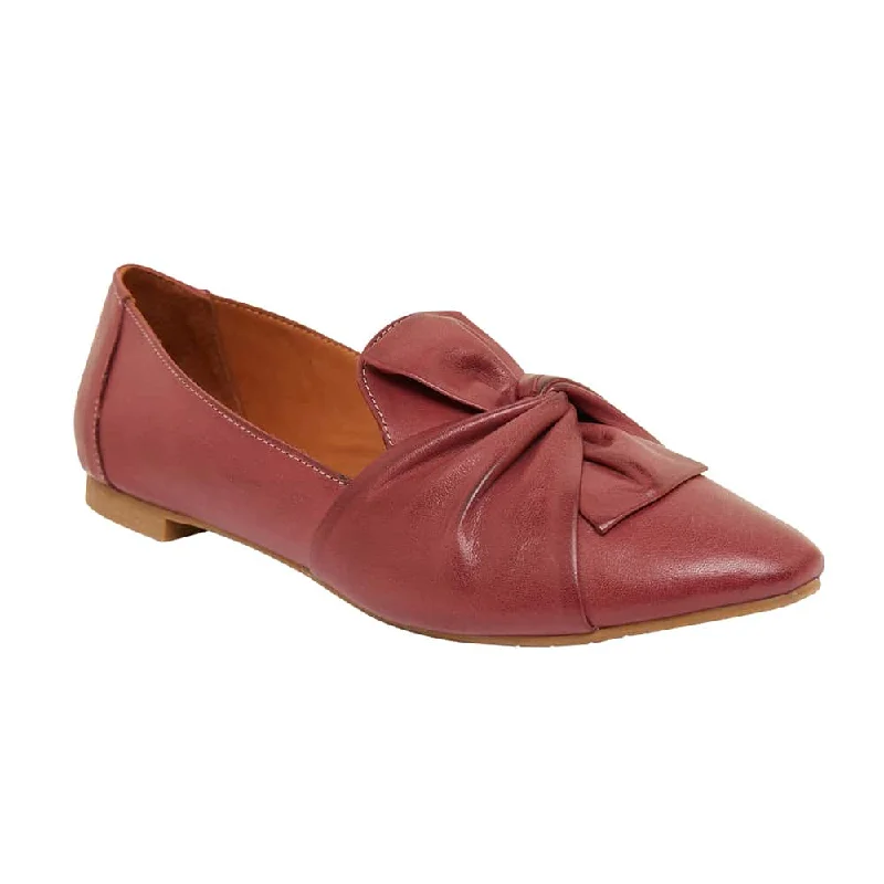 Women's Metallic Foil - Finish Ballet Flats in Gold for a Glamorous Night Out Rosco Flat in Red Leather Women's Metallic Foil - Finish Ballet Flats in Gold for a Glamorous Night Out Rosco Flat in Red Leather