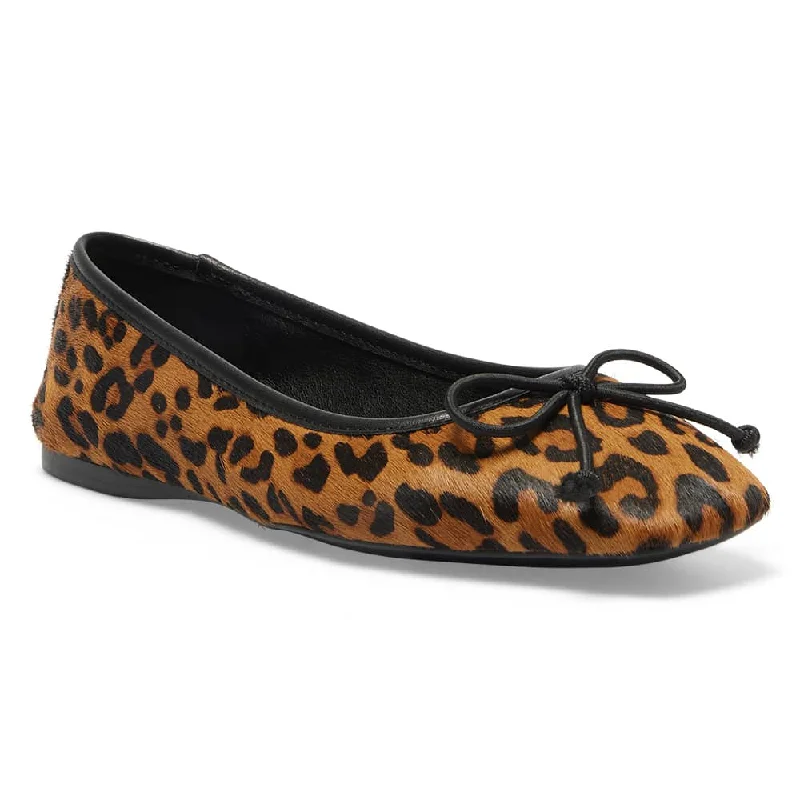 Women's Metallic Foil - Finish Ballet Flats in Gold for a Glamorous Night Out Maya Flat in Animal Leather Women's Metallic Foil - Finish Ballet Flats in Gold for a Glamorous Night Out Maya Flat in Animal Leather