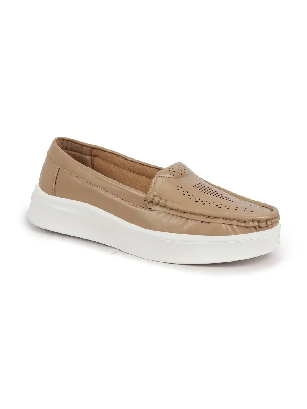 Women Cheeku Perforation Laser Cut Stitched Casual Slip On Loafer|Work|Outdoor|Slip On Shoes|Office Wear Women Cheeku Perforation Laser Cut Stitched Casual Slip On Loafer|Work|Outdoor|Slip On Shoes|Office Wear