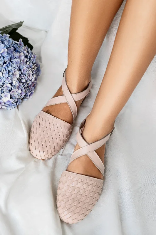 Women's Bow - Embellished Ballet Flats with a Platform Sole in Red for Added Height Riviera Wedding Flats Women's Bow - Embellished Ballet Flats with a Platform Sole in Red for Added Height Riviera Wedding Flats
