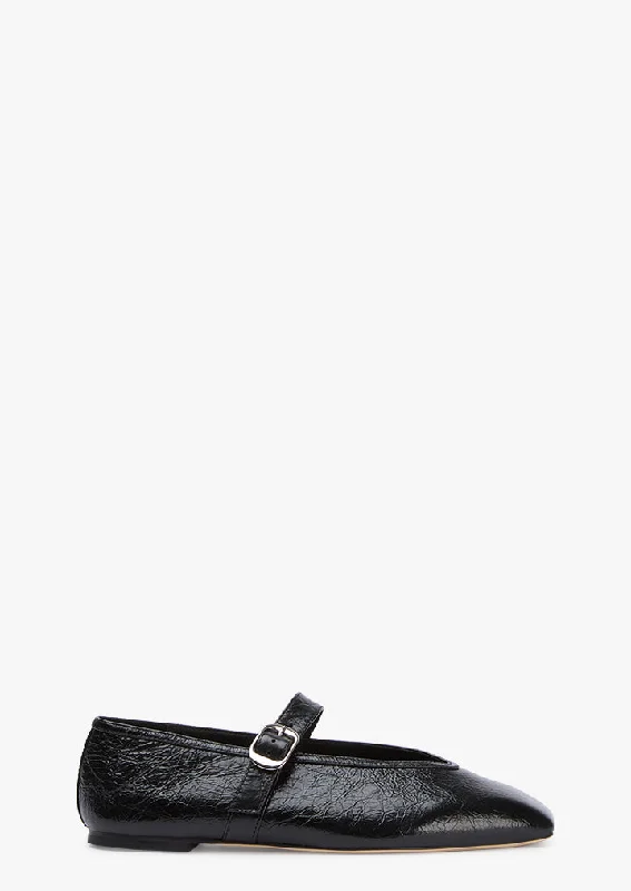 Women's Cashmere - Lined Ballet Flats in Burgundy for Warmth in Cold Weather Bobbi Black Crinkle Women's Cashmere - Lined Ballet Flats in Burgundy for Warmth in Cold Weather Bobbi Black Crinkle