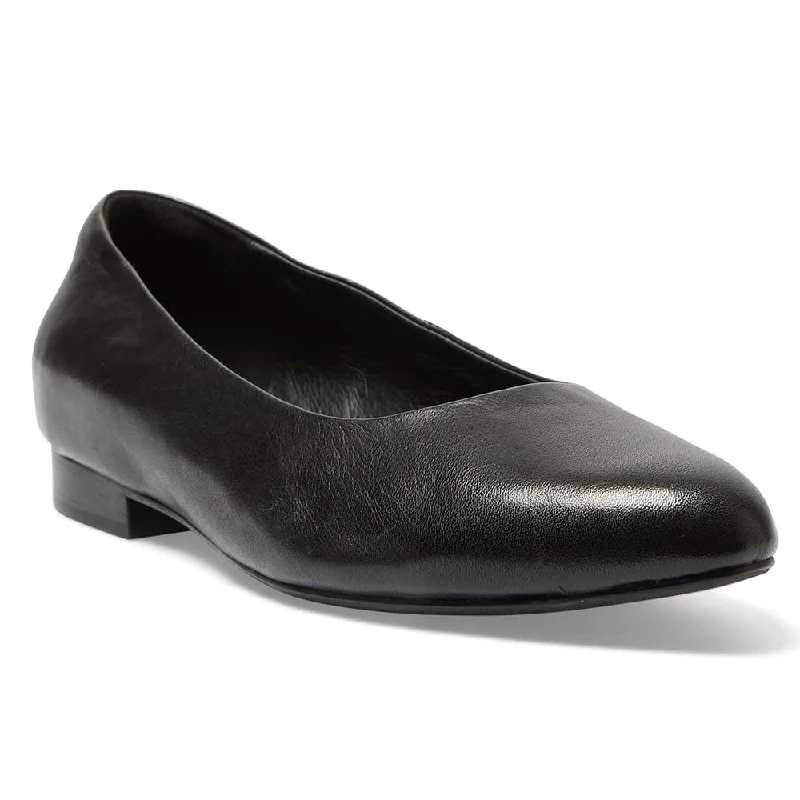 Women's Cashmere - Lined Ballet Flats in Burgundy for Warmth in Cold Weather Dame Flat in Black Leather Women's Cashmere - Lined Ballet Flats in Burgundy for Warmth in Cold Weather Dame Flat in Black Leather