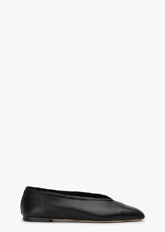 Women's Metallic Foil - Finish Ballet Flats in Gold for a Glamorous Night Out Bianca Black Nappa Women's Metallic Foil - Finish Ballet Flats in Gold for a Glamorous Night Out Bianca Black Nappa