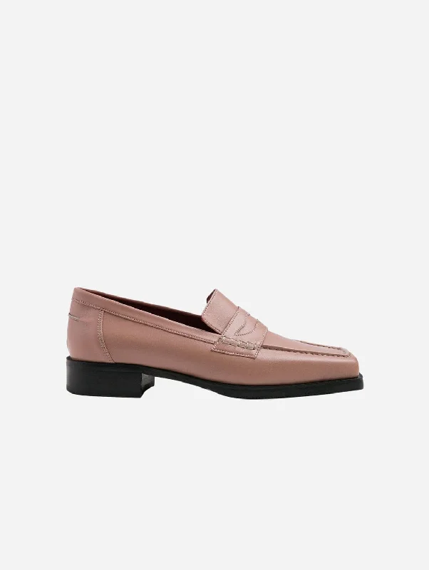 Joan Women's Apple Leather Vegan Loafer | Rosy