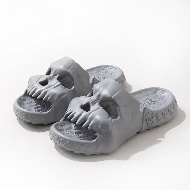 Gray Skull Super Soft Silent and Anti-slip Sole