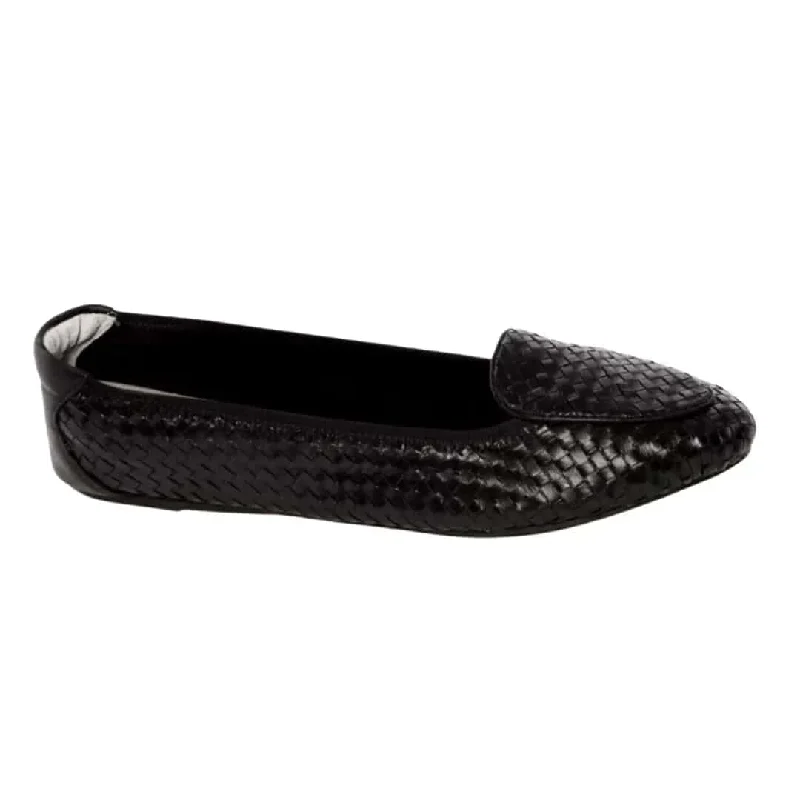 Women's Patent Leather Ballet Flats with Bow Detail in Black for a Classic Look Clapham - Black Woven Leather Loafers Women's Patent Leather Ballet Flats with Bow Detail in Black for a Classic Look Clapham - Black Woven Leather Loafers