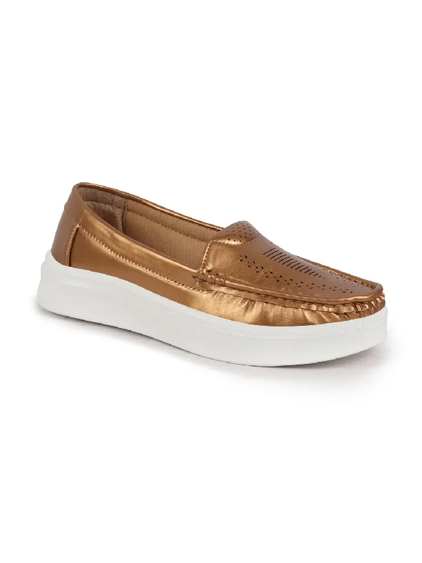 Women Antique Perforation Laser Cut Stitched Casual Slip On Loafer|Work|Outdoor|Slip On Shoes|Office Wear Women Antique Perforation Laser Cut Stitched Casual Slip On Loafer|Work|Outdoor|Slip On Shoes|Office Wear