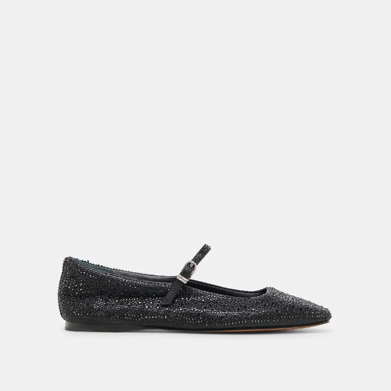 Women's Fur - Lined Ballet Flats in Tan for a Cozy Winter Option REYES CRYSTAL BALLET FLATS BLACK METALLIC CRYSTAL Women's Fur - Lined Ballet Flats in Tan for a Cozy Winter Option REYES CRYSTAL BALLET FLATS BLACK METALLIC CRYSTAL