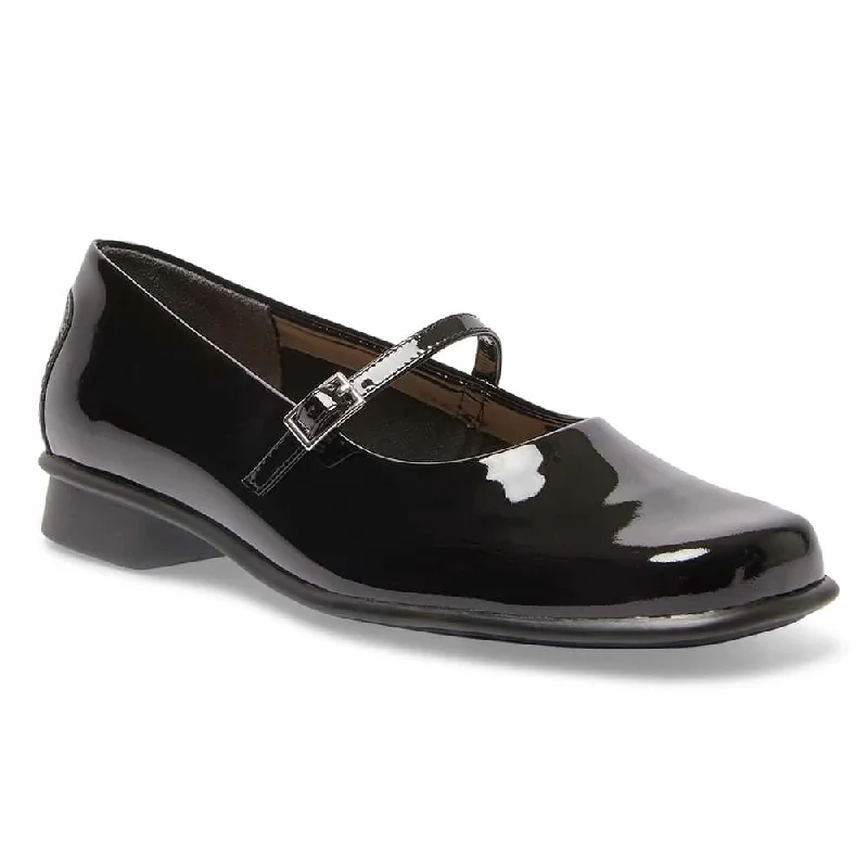Women's Geometric - Patterned Ballet Flats in Multicolor for a Fashion - Forward Look Katrina Flat in Black Patent Women's Geometric - Patterned Ballet Flats in Multicolor for a Fashion - Forward Look Katrina Flat in Black Patent