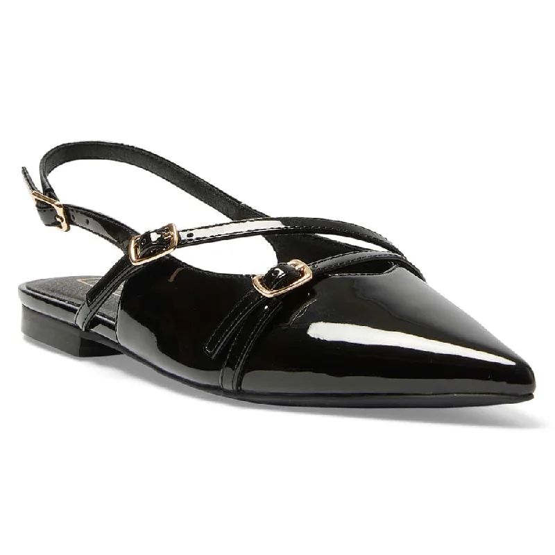 Women's Tassel - Trimmed Ballet Flats in Olive Green for a Trendy Twist Inherit Flat in Black Patent Women's Tassel - Trimmed Ballet Flats in Olive Green for a Trendy Twist Inherit Flat in Black Patent