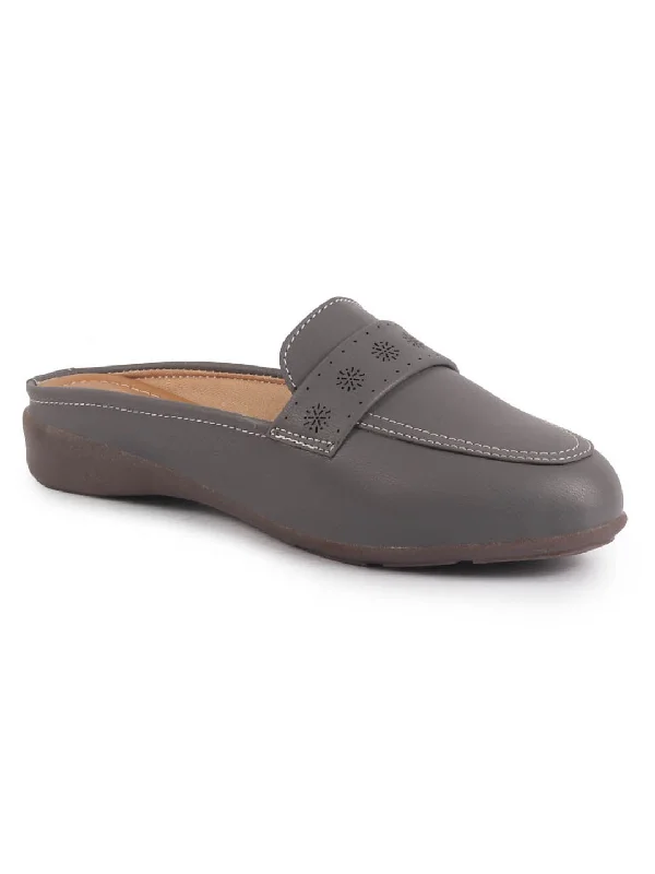 Women Perforated Strap Mule Wedge Formal Moccasin Casual Slip On Backopen Loafers Work Office Wear Shoes Women Perforated Strap Mule Wedge Formal Moccasin Casual Slip On Backopen Loafers Work Office Wear Shoes
