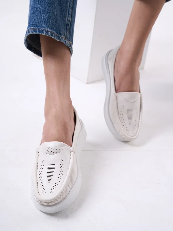 Women Tope Perforation Laser Cut Stitched Casual Slip On Loafer|Work|Outdoor|Slip On Shoes|Office Wear Women Tope Perforation Laser Cut Stitched Casual Slip On Loafer|Work|Outdoor|Slip On Shoes|Office Wear