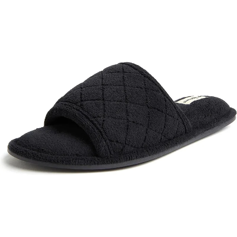 Womens Padded Insole Man Made Slide Slippers