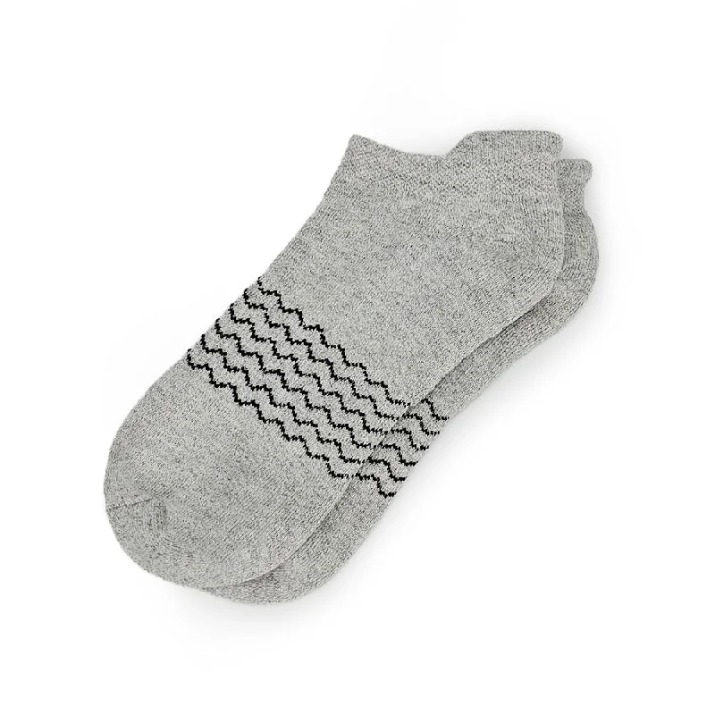 Solid Ankle Socks - Light Gray
