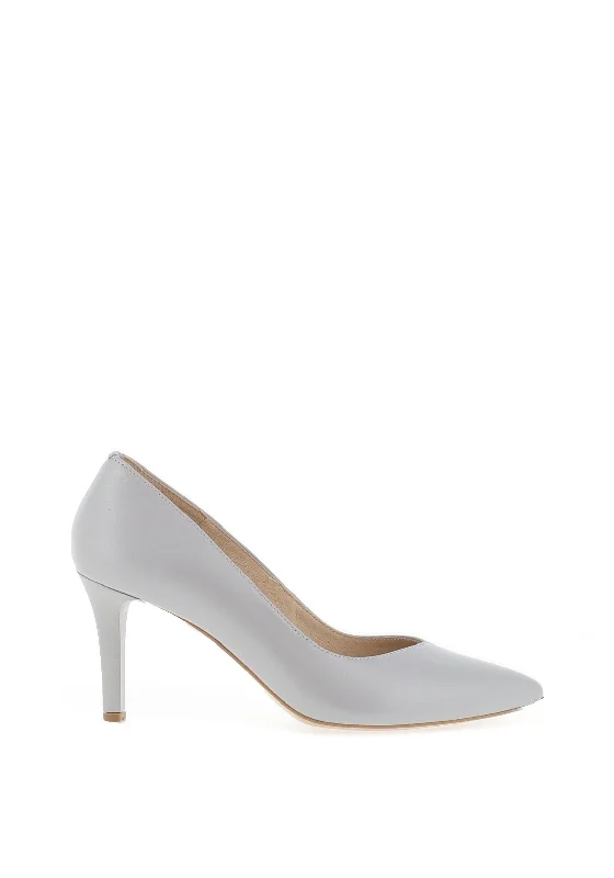 Women's shock - absorbing stiletto heel pumps for all - day wear Emis Leather Court Shoes, Pearl Grey Women's shock - absorbing stiletto heel pumps for all - day wear Emis Leather Court Shoes, Pearl Grey