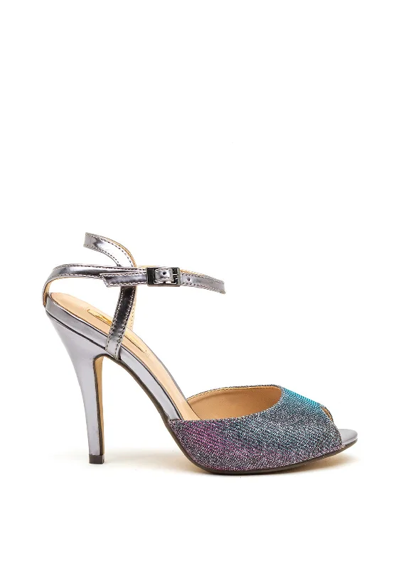 Women's Thong Sandals with a Beaded Design in Multicolor for a Beachy Aesthetic Glamour Jasmine Glitter Peep Toe Heeled Sandals, Purple Women's Thong Sandals with a Beaded Design in Multicolor for a Beachy Aesthetic Glamour Jasmine Glitter Peep Toe Heeled Sandals, Purple
