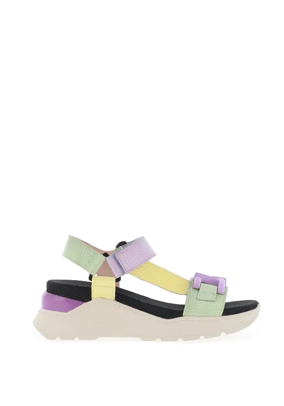 Women's Strappy Gladiator Sandals with Buckle Closures in Tan for a Boho Look Hispanitas Leather Velcro Strap Sandals, Multi-Coloured Women's Strappy Gladiator Sandals with Buckle Closures in Tan for a Boho Look Hispanitas Leather Velcro Strap Sandals, Multi-Coloured