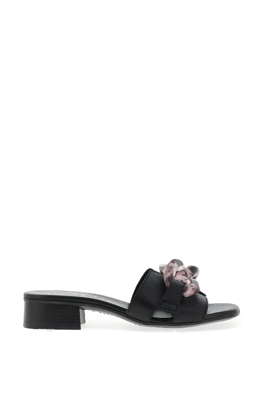 Women's Ankle - Strap Sandals with a Block Heel in Red for a Sophisticated Style Hispanitas Womens Heeled Slip on Sandal, Black Women's Ankle - Strap Sandals with a Block Heel in Red for a Sophisticated Style Hispanitas Womens Heeled Slip on Sandal, Black