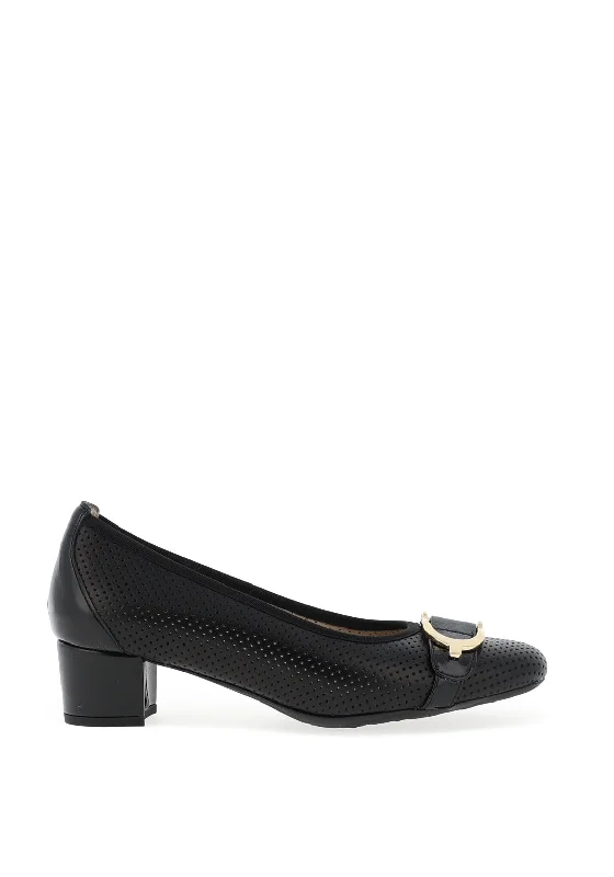 Women's patent leather stiletto heel pumps with a high - shine finish Softmode Madison Leather Block Heel Shoes, Black Women's patent leather stiletto heel pumps with a high - shine finish Softmode Madison Leather Block Heel Shoes, Black
