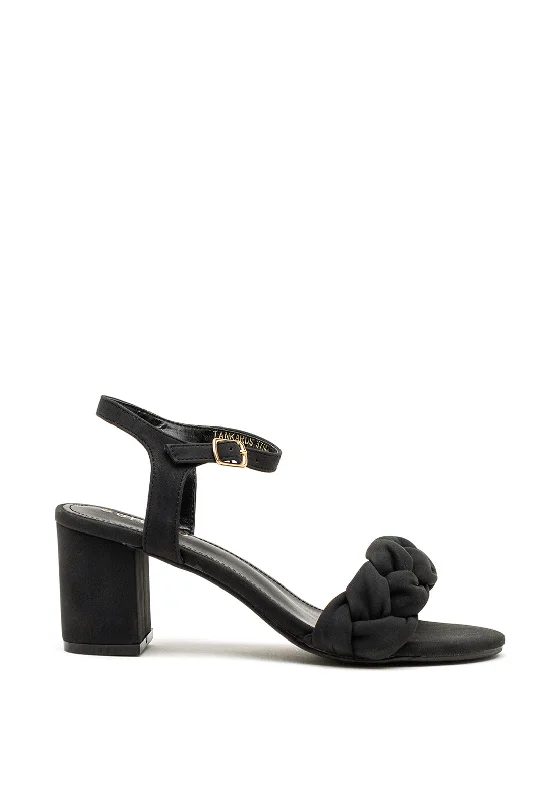 Women's Flat Slide Sandals with a Memory Foam Insole in White for All - Day Comfort Sorento Pleated Strap Block Heel Sandals, Black Women's Flat Slide Sandals with a Memory Foam Insole in White for All - Day Comfort Sorento Pleated Strap Block Heel Sandals, Black