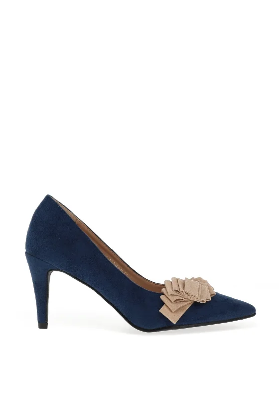 Women's tassel - adorned stiletto heel pumps for a bohemian touch Sorento Westerham Pointed Toe Court Shoes, Navy Women's tassel - adorned stiletto heel pumps for a bohemian touch Sorento Westerham Pointed Toe Court Shoes, Navy