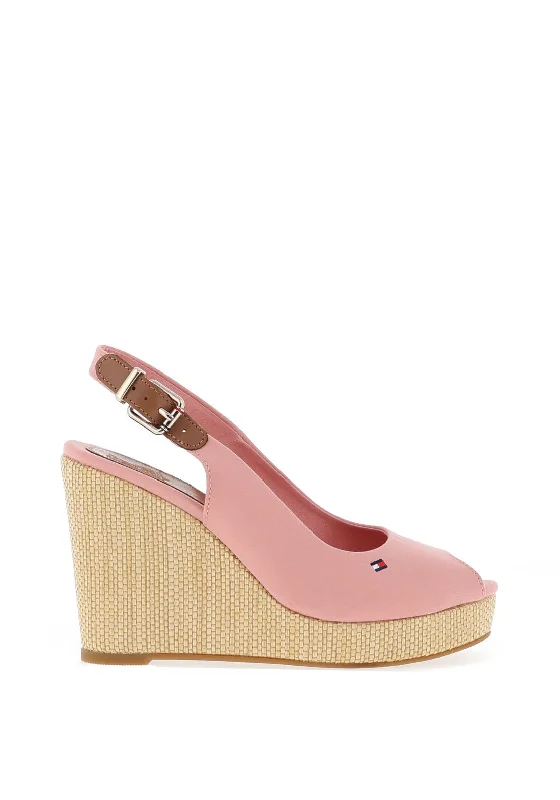 Women's Thong Sandals with a Beaded Design in Multicolor for a Beachy Aesthetic Tommy Hilfiger Womens Iconic Sling Back High Wedge Sandals, Pink Women's Thong Sandals with a Beaded Design in Multicolor for a Beachy Aesthetic Tommy Hilfiger Womens Iconic Sling Back High Wedge Sandals, Pink