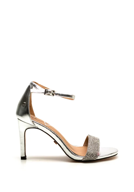 Women's Strappy Gladiator Sandals with Buckle Closures in Tan for a Boho Look Una Healy Chasing Cars Heeled Sandals, Silver Women's Strappy Gladiator Sandals with Buckle Closures in Tan for a Boho Look Una Healy Chasing Cars Heeled Sandals, Silver